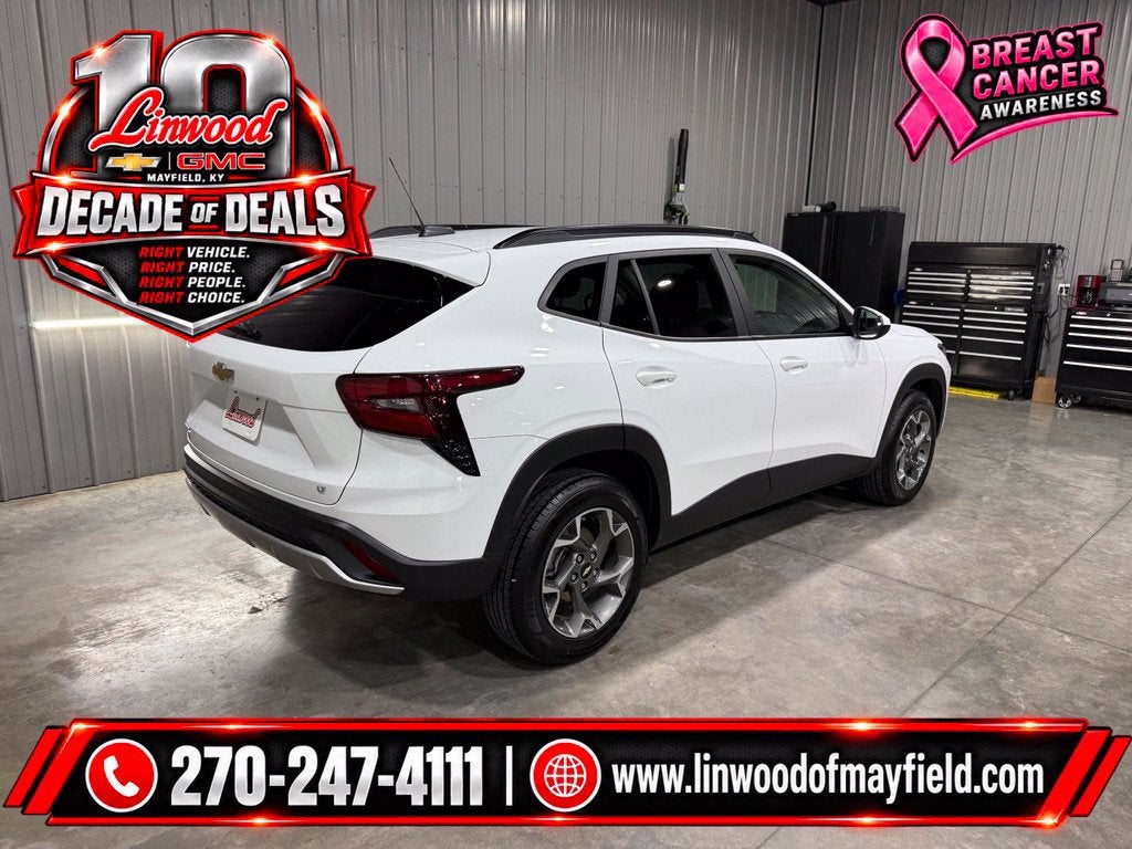 Used 2025 Chevrolet Trax LT with VIN KL77LHEP3SC228308 for sale in Mayfield, KY